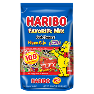 Haribo Roulette Gummy Candy Rolls: 36-Piece Box