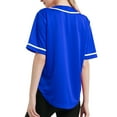 thumbnail image 6 of TOPTIE 2 Pack Women's Baseball Jersey Softball Jersey Button Down Shirts-Black Blue-M, 6 of 6