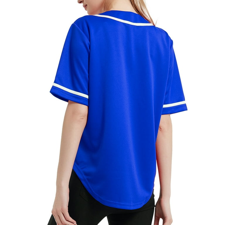Black and royal cheap blue baseball jersey