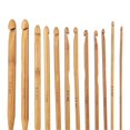 thumbnail image 3 of 12Pcs Circular Needle DoublePointed Bamboo Tube Connection Crochet Needlework Accessories(Carbonized White Tube 120cm ), 3 of 3