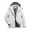 White Jackets, variant on Htigea Warm Winter Jacket for Women Fleece Lined Full Zipper Hooded Coat Outdoor Athletic Ski Windbreaker Jackets with Pockets Black 3XL