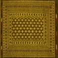 thumbnail image 1 of Ahgly Company Indoor Square Southwestern Yellow Country Area Rugs, 4' Square, 1 of 4