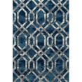 thumbnail image 6 of Art Carpet 841864108385 2 x 8 ft. Bastille Collection Fretwork Border Woven Area Rug, Blue, 6 of 7