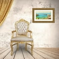 thumbnail image 3 of Galasso, Adriano 18x11 Gold Ornate Wood Framed with Double Matting Museum Art Print Titled - Quieto approdo, 3 of 4