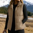 thumbnail image 5 of Yutgune Women's Puffer Vest Stand Collar Zip Up Sleeveless Jacket with Pockets Winter, 5 of 6
