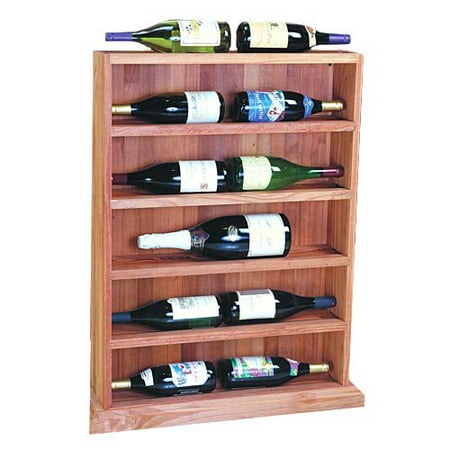 Designer Series 12-Bottle Vertical Wine Display Cabinet