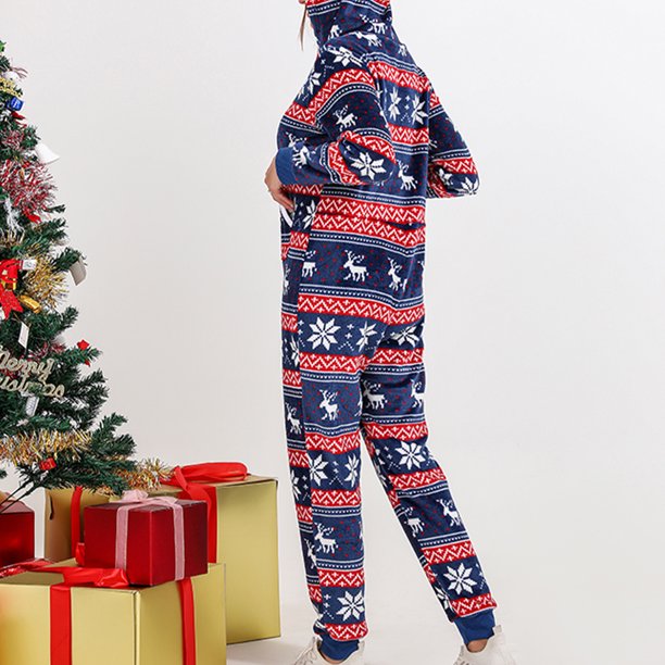 Conjunto de pijamas navideños a juego, conjunto de ropa de dormir