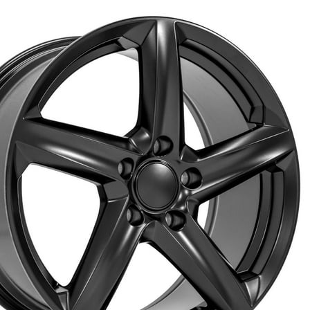 OE Wheels CV02C 18 Inch Rim Fits Corvette C8 Z06 Style 5x120.65 18x8.5 Satin Black (1)