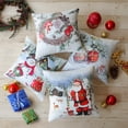 thumbnail image 3 of Phantoscope Merry Christmas Printing Decorative Throw Pillow,Pine Branches, 18" x 18", Set of 4, 3 of 3