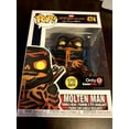 thumbnail image 2 of Funko POP! Marvel Molten Man Vinyl Figure [Glow-in-the-Dark], 2 of 7