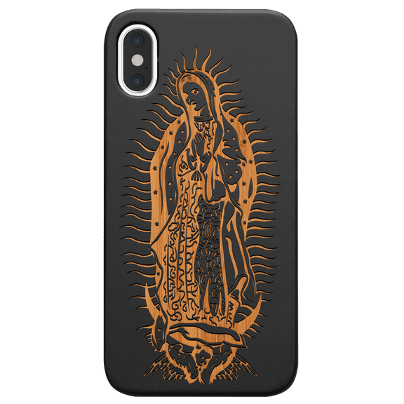 Guadalupe - Engraved Phone Model: iPhone Xs Max, Color: Black