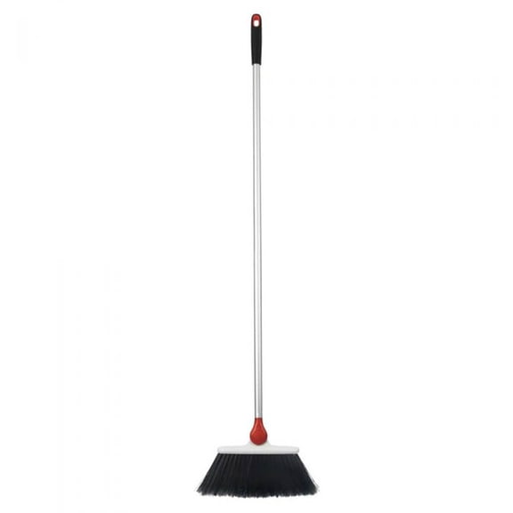 OXO Good Grips Lightweight Aluminum Frame Any Angle Household Broom, Silver