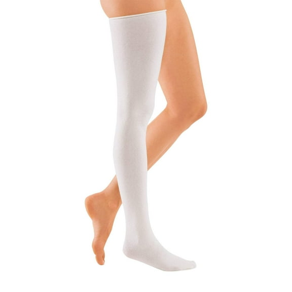 circaid Full Leg Compression Wrap Undersock Liner, 80 cm (Max), Beige-Lycra