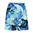 thumbnail image 5 of Shadow Milk Cookie Men's Short Pajama Pants Soft Trendy Sleep Shorts Breathable Ice Silk Lounge Shorts 5XL, 5 of 8