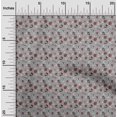 thumbnail image 1 of oneOone Georgette Viscose Light Gray Fabric Christmas Sewing Material Print Fabric By The Yard 42 Inch Wide, 1 of 4