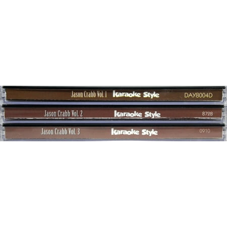 Daywind Karaoke - Jason Crabb Volume 1, 2, & 3 Christian Karaoke Style NEW CD+G Daywind 18 Songs
