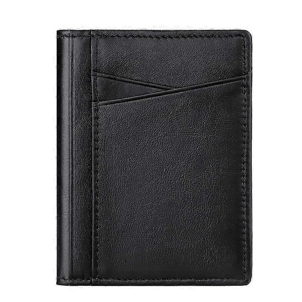 Cartera pequeña para mujer, billetera corta con hebilla, tarjetero ultrafino, tarjetero para mujer, bolso de identificación