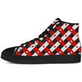 thumbnail image 3 of Aidianart Womens Canada Flag High Top Canvas Sneakers High Top Shoes Size 12, 3 of 5