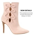 thumbnail image 4 of Journee Collection Womens Deandra Tru Comfort Foam Inside Zip Stiletto Booties, 4 of 6