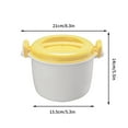 thumbnail image 3 of Gnmfd Large Capacity Steam Rice Cooker Bento Box, Microwave Dishwasher Safe Lunch Box for Household Cooking, Meal Prep, Rice Soup Porridge, Office Travel Use, 3 of 3