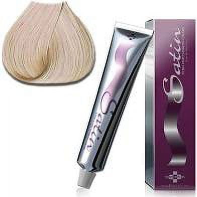 (2PACK) Satin Hair Color Ash Series-9A(Very Light Ash Blonde) 3oz "MANGO SIX B&M"