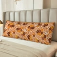 thumbnail image 2 of Fotbe Hippie Ditsy Floral Funda para Almohada Corporal con Diseño, Funda de Microfibra Ultrasuave de 20x54 Pulgadas, Ropa de Cama Elegante, 2 of 7