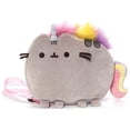 thumbnail image 1 of Mochila de felpa con forma de unicornio y gato GUND Pusheen de 13 pulgadas, 1 of 2