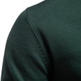 thumbnail image 4 of Breezora Mens Cotton V Neck Knit Sweater Breathable Lightweight Pullover Classic Casual Fall Top S Size Green, 4 of 4
