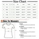 thumbnail image 3 of ICHUANYI Clearance Women's Casual Trumpet 3/4 Sleeve Printed Buttoned Basic Ruched Corset Tunic Tops Pleated T-shirts Blouses(Purple, XL) ICHUANYI WER2023080817695, 3 of 5