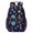Astronaut and Earth, variant on Astronaut and Alien Purple Pattern 17" School Backpacks for Teens,Waterproof Oxford Fabric,S-Shape Padded Straps for School,Travel,Hiking,Camping