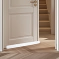 thumbnail image 4 of Large Door Draft Stopper, 28" to 32" Under Door Draft Noise Blocker, Draft Guard for Bottom of Doors， Adjustable Twin Door Sweep Draft Seal Window Sealer, White, 4 of 8