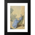 thumbnail image 2 of Louis Carrogis Carmontelle 17x24 Black Modern Framed Museum Art Print Titled - Madam Duchess of Mortemart, 2 of 5