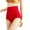 Red, variant on Clearance Cqxid525 Women's Cotton Brief Underwear Women's High Waisted Abdominal Pants Waist Chip Girdle Buttocks Beauty Body Shaping Panties High Waisted Multi-color