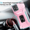thumbnail image 4 of JTCASES for Motorola Moto G Stylus 5G 2023 Case, Slide Window + Adjustable Ring Kickstand + Magnetic Car Mount Drop Protection Anti-slip Shockproof Bumper Rugged Shell, Rosegold, 4 of 8