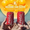thumbnail image 3 of Silicone Can Covers for Cans (3-Pack) - Hide Your Beer by Camouflage It as a Soda Can (Red), 3 of 5