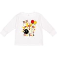 thumbnail image 3 of Inktastic Cute Bowling Pin 4th Birthday Boys or Girls Long Sleeve Toddler T-Shirt, 3 of 5