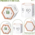 thumbnail image 2 of Amdohai Hexagon Digital Clock Timer Magnetic Cubes Timer Kitchen Hexagon Flip Timer for Studying Cooking, 2 of 8