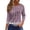 80# Khaki, variant on Women Blouses Dressy Casual 3/4 Sleeve Round Neck Plus Size Floral Print Loose Fit Tunic Tops for Summer White L