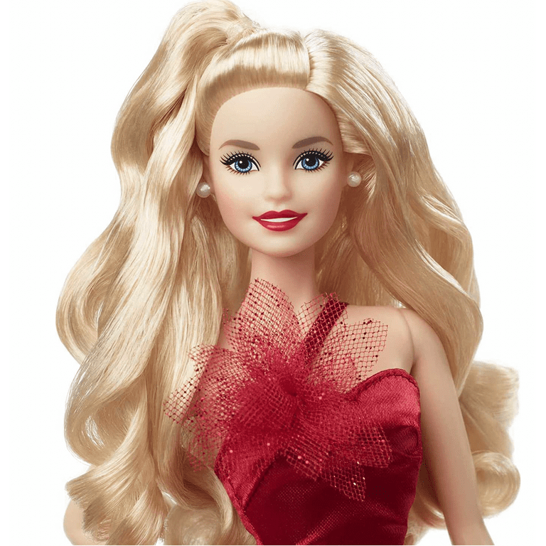 Barbie Signature 2022 Holiday Doll Blonde Wavy Hair 2022 Mattel