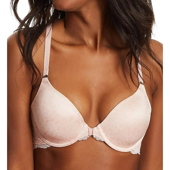 Maidenform PALE PINK One Fab Fit Extra Coverage Lace Bra, US 38D, NWOT