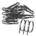 thumbnail image 1 of 100 Pieces Self Locking Metal Zip Ties Stainless Steel Practical Accessory Heavy 4.6x100mm, 1 of 9