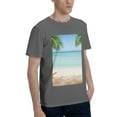 thumbnail image 2 of Bingfone Starfish In Beach Men'S Loose Fit Short-Sleeve Pocket T-Shirt, 2 of 7