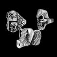 thumbnail image 2 of Eddie Munson Rings - Exact rings from the TV show Vampire Skull Ring, 12, 2 of 8