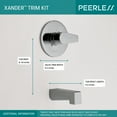thumbnail image 3 of Peerless Ptt14119 Xander Tub Only Trim Package - Chrome, 3 of 5