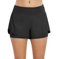 thumbnail image 2 of Women's Athletic Running Shorts Quick Dry Workout Sweat Gym Shorts, 2 of 4