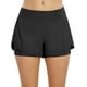 thumbnail image 2 of Pantalones cortos deportivos para mujer con bolsillos interiores con cremallera Pantalones cortos de yoga sueltos para gimnasio Pantalones cortos deportivos de secado rápido para correr, M Jormftte WRHS-135-1, 2 of 6