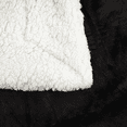 thumbnail image 6 of SMIXLN Sherpa Blanket, Reversible Fleece & Sherpa Throw Blanket, Soft Plush Warm Queen Size Blanket for Couch, Bed & Fall Winter, Black, 80" x 90", 6 of 7