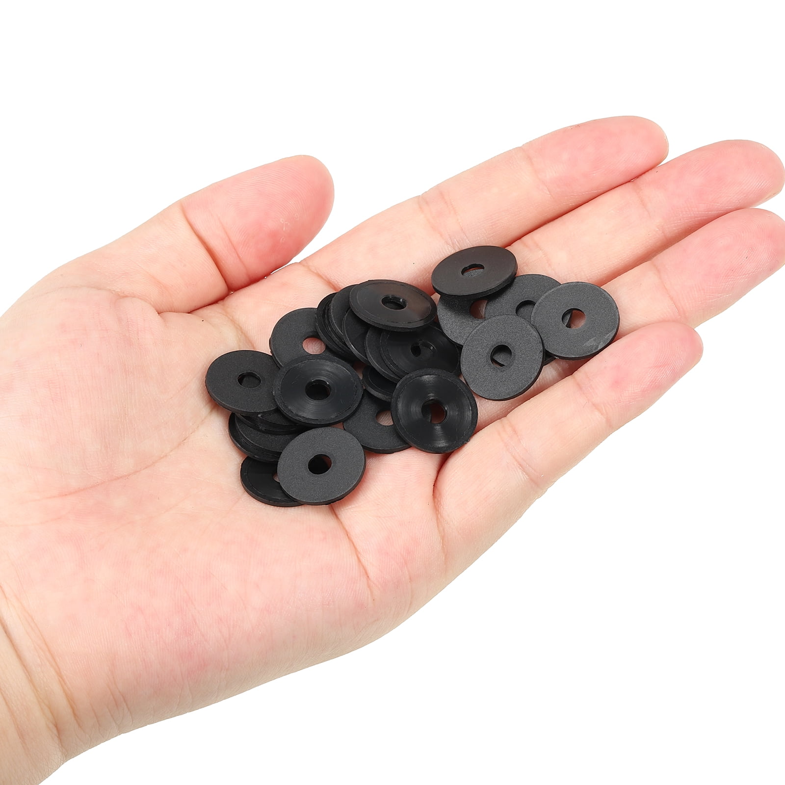 100pcs Nylon Flat Washers – 2mm X 5mm X 1mm Spacers | Insulation Rings For DIY, Electronics & Repairs