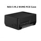 thumbnail image 2 of Carcasa NEO 5 M.2 NVME PCIE para 5 con Ventilador PWM Disipador Térmico Incorporado para SSD Boot Pi 5 Desde Unidad M.2 NVME, 2 of 5