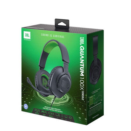 JBL - Quantum 100X Wired Gaming Headset - Black